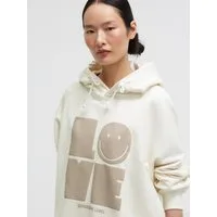 SENSES.THE LABEL Kapuzensweatshirt mit Seitenschlitze