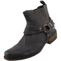 Mustang Shoes 4116501/259 Stiefelette Western-Boots mit dekorativem Stiefelband