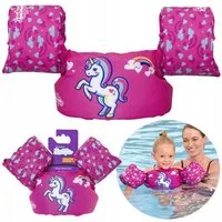 Bestway Schwimmweste Bestway Schwimmweste für Kinder 15-30 kg – Einhorn-Design, sicher