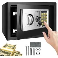 AKKEE Tresor Elektronischer Safe, 8,5L Elektronischer Passwort Safe, (31 x 20 x 20 cm, Abmessungen), mit Doppelbolzen-Verschlusssystem
