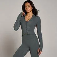 MP Women's Tempo Cropped Jacket - Dark Grey - XL