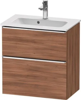 Duravit D-Neo Waschtischunterbau wandhängend Nussbaum Matt 610x372x625 mm - DE4368010790000 DE4368010790000