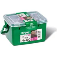 SPAX Terrassenschraube SPAX Terrassenschrauben 4,5x60 Set - 250 Stk., (250 St)