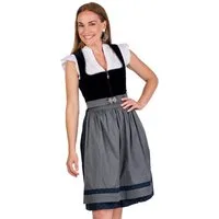 MarJo Dirndl Samt Dirndl 2tlg. - AMORBACH - nachtblau