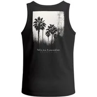 Neverless Tanktop Herren Tank-Top Backprint Sommer-Shirt mit Palmen Rückendruck Vintage mit Print