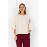 soyaconcept Strickpullover SC-ORLEAN 1 aus Polyamid, Polyester und Elasthan, taillenbedeckende Passform