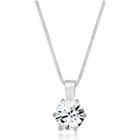 Elli Collierkettchen Solitär Kristalle von Swarovski® 925 Sterling Silber