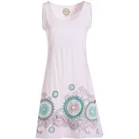 Vishes Sommerkleid Damen Hippie Mandala Print Trägerkleid Baumwolle Alternative Mode, Boho, Hippie, Ethno, Festival
