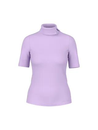 Marc Cain Collections - Shirt aus Baumwollstretch purple rose - Gr. - 36