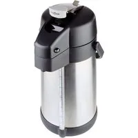 APS Isolierkanne Premium, 3 l, Pumpmechanismus, Edelstahl/Kunststoff