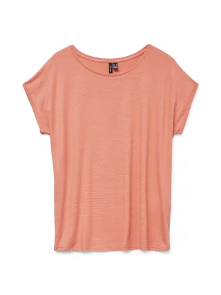 VERO MODA - VMLAVA GLITTER SS TOP STRIPE LX JRS NOOS Dubarry - Gr. - L