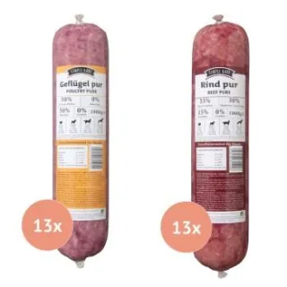Simple BARF Basis-Paket 26x1 kg