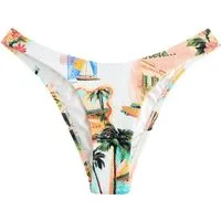 Next Bikini-Hose Strukturierte Bikinihose mit hohem Bein, Brazilian (1-St)