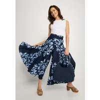 LASCANA Hosenrock mit Alloverdruck, Culotte, glatte bügelfreie Ware