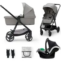 Kinderkraft Kombi-Kinderwagen NEWLY 3IN1 MINK PRO, (Set)