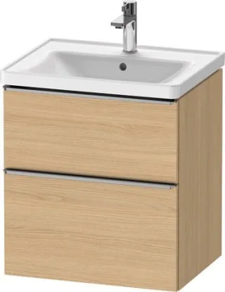 Duravit D-Neo Waschtischunterbau wandhängend Natur Eiche Matt 584x452x625 mm - DE4359070300000 DE4359070300000