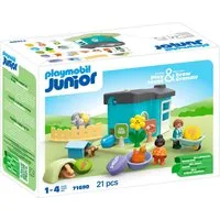 Playmobil® Tierpension mit Futterspender (71690), JUNIOR Konstruktions-Spielset, (21 St), Made in Europe