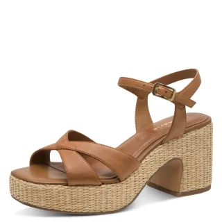 Tamaris - Da.-Sandalette cognac - Gr. - 40