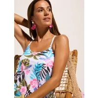bonprix Tankini (Set) Set bestehend aus Tankini und passendem Unterteil, bedruckte Netzware
