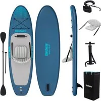 Bestway SUP-Board Wild Isle™, Freizeit, (Set, Inkl. Sitz, Pumpe, Paddel, Transportrucksack), 305 x 84 x 15 cm