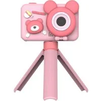 KINSI Kinder-Digitalkamera mit Dualer Kamera,2600P HD Auflösung Sofortbildkamera (Musikplayer,Ideal für Jungen & Mädchen ab 3 Jahren)