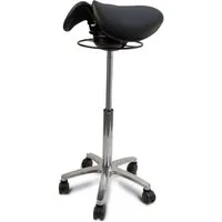 Ergolutions Sitzhocker Sattelhocker Split, ergonomisch / 5 Jahre Garantie / Hocker mit Rollen