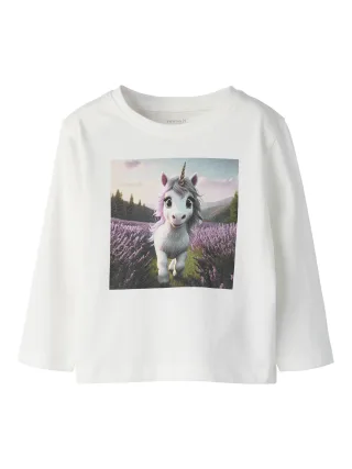 NAME IT - NMFVOTEA LS NREG TOP Cloud Dancer - Gr. - 98