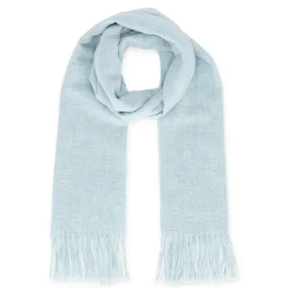 Halsüberkopf Accessoires - 180x60 Schal Flausch Uni bleu - Gr. - OS