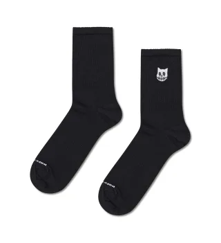 happy socks - Cat Skull Sneaker Sock Schwarz - Gr. - 38