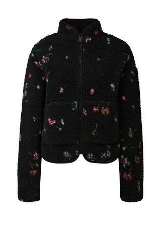 qs - Sweatshirt schwarz/mehrfarbig - Gr. - XS
