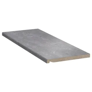 Fensterbank Basalt, WERZALIT compact, Basalt-Dekor glatt seidenmatt, 50 x 100 mm, ohne Abschlusskanten, individuell konfigurieren