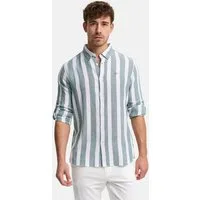 Indicode Langarmhemd Herren Brayden Herrenhemd Langarm mit Button-Down-Kragen