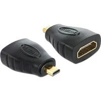 Adapter micro HDMI-D Stecker -> A Buchse schwarz