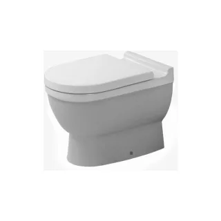 Duravit Starck 3 Stand Tiefspül WC 0124090000 weiss, Abgang waagerecht
