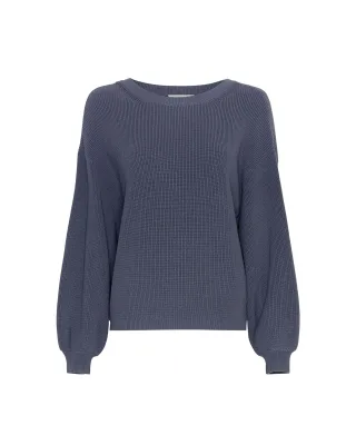 msch copenhagen - MSCHSilda Rachelle Pullover vintage indigo - Gr. - M/L