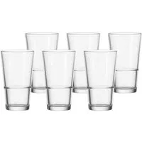 LEONARDO Glas Event Trinkgläser 240 ml 6er Set, 6-tlg., Glas