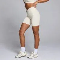 MP Damen Tempo Shorts mit geraffter Vorderseite – Wüstensand - L