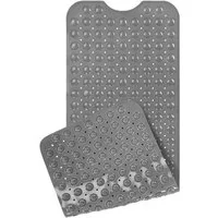 StickandShine Badematte Badewanneneinlage 100 x 41 cm eckig Saugnoppen Badematte Antirutsch