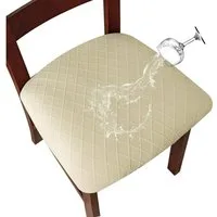 Minicloss Stuhlhusse Sitzbezug Bürostuhl Bezug Stretch Stuhlbezug Sitzfläche Waschbar, Bürostuhlabdeckung Schonbezüge für Esszimmer Büro Bar