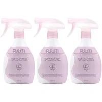RUUM Textilerfrischer Geruchsentferner Spray mit feinem Sprühnebel für Kleidung & Textilien (Spar-Set, 3er Pack), Effektive Bekämpfung unangenehmer Gerüche, ohne Treibgas.