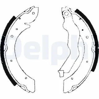 Delphi Bremsbacken hinten Peugeot 405 Renault Laguna Megane Sc?nic