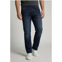 camel active Regular-fit-Jeans mit Leder-Badge