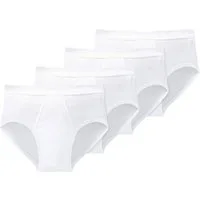Schiesser Slip Essentials mit Eingriff, Doppelripp im 4er Pack