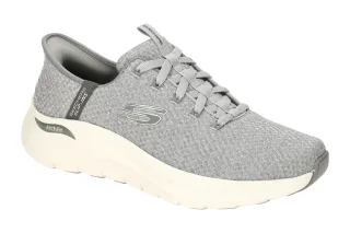 Skechers 232462 GRY Herren Sneaker grau Look Ahead Fu?bett Air Cooled Maschin...