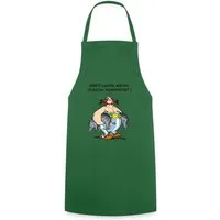 Spreadshirt Kochschürze Asterix und Obelix Obst Fleisch Spruch Kochschürze, (1-tlg)
