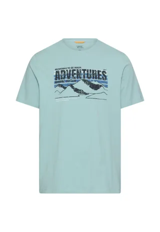 camel active - T-Shirt mit Print ocean green - Gr. - 3XL