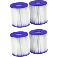 SummerWaves Pool-Filterkartusche Summer Waves Filterpatrone 4er Pack Größe 1 für Fast Pool Sets