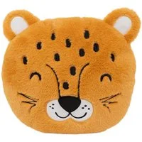 Atmosphera Créateur d'intérieur Dekokissen Kissen Pantherförmig JUNGLE, Ø 30 cm