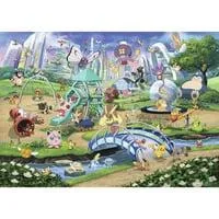 Puzzle Pokémon - Eevee and Park 1000 Teile