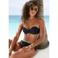LASCANA Bügel-Bandeau-Bikini-Top Elodie, mit trendigem Materialeinsatz